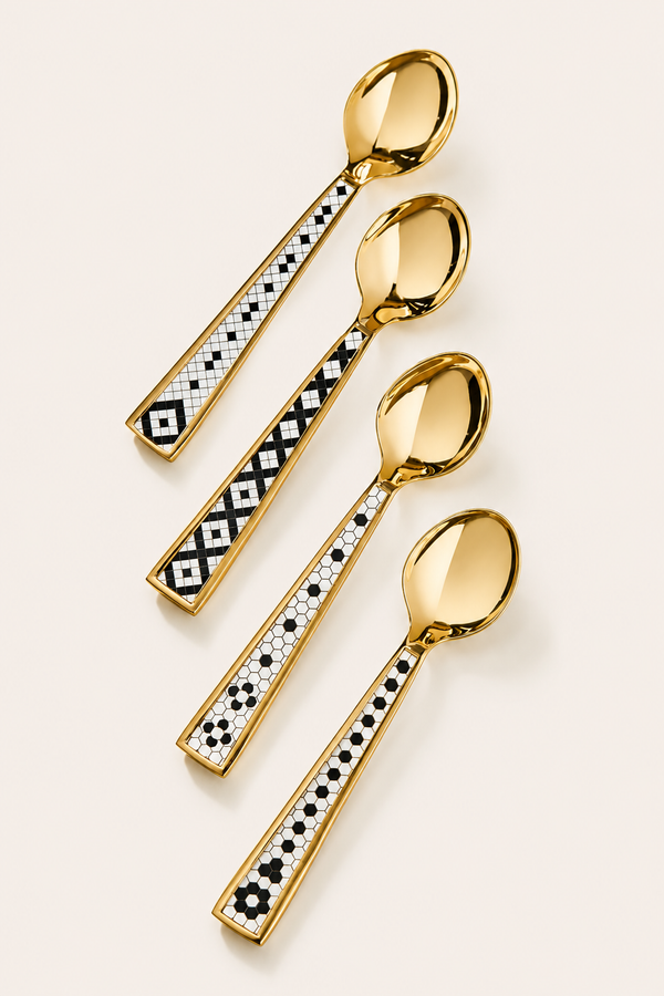 Enamel Brass spoons