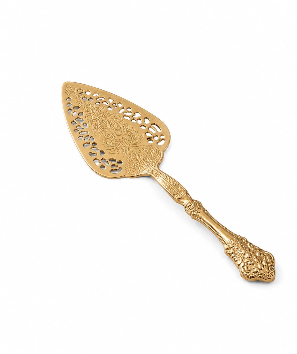 Brass pizza server