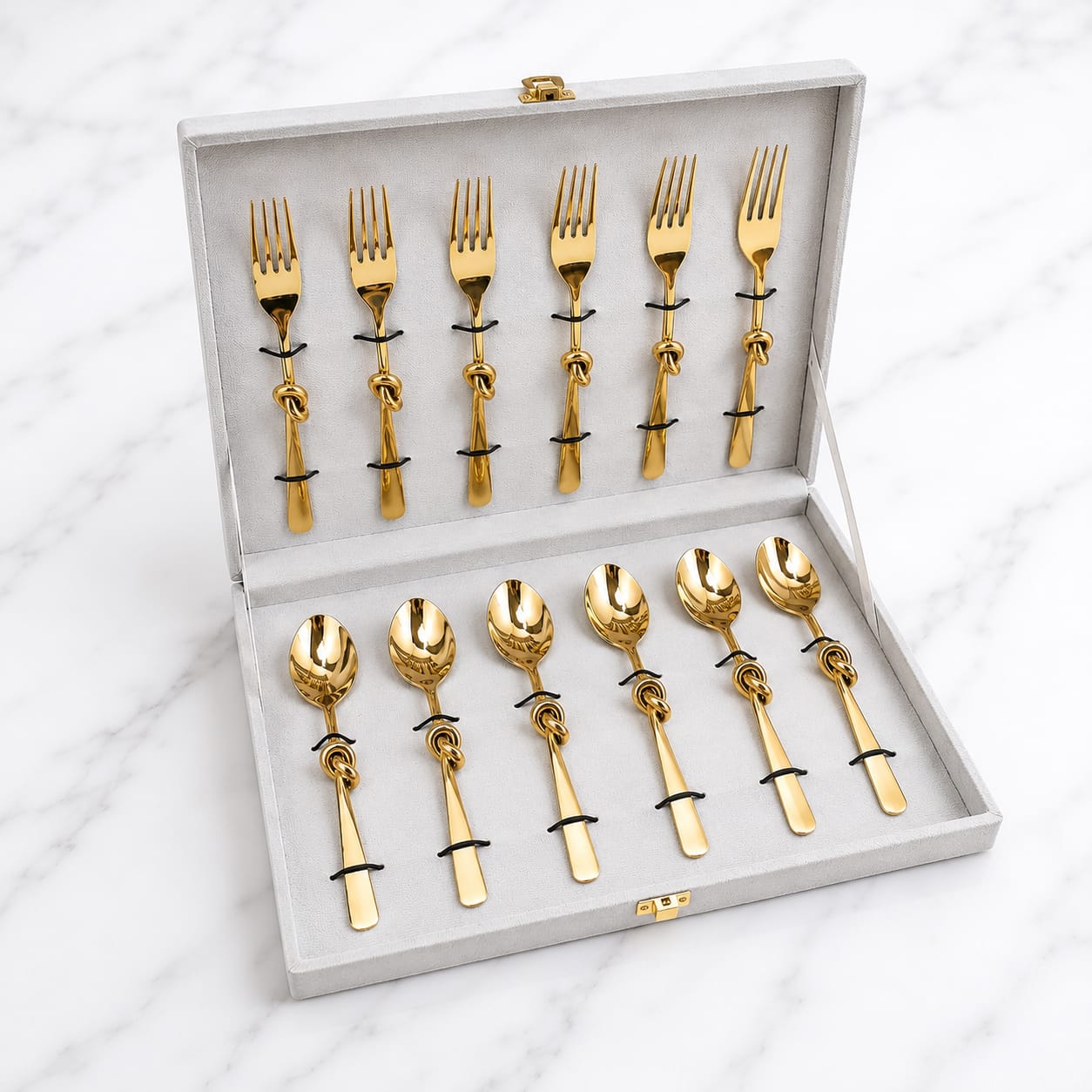 Gold knot gift set
