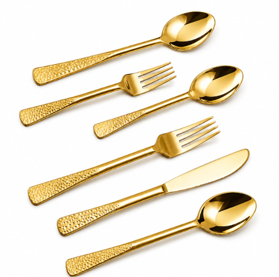Half hammered dinner set