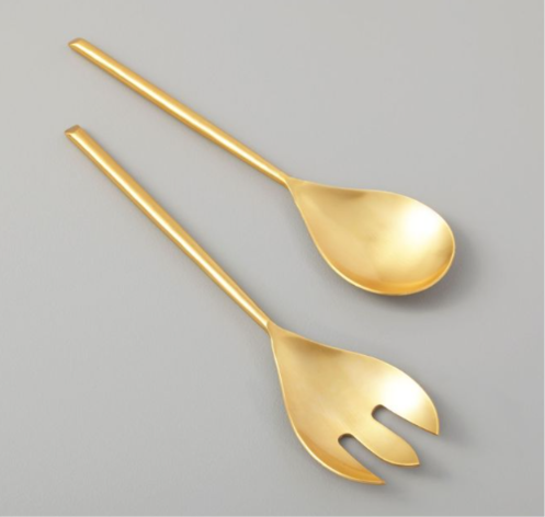 Sleek salad set
