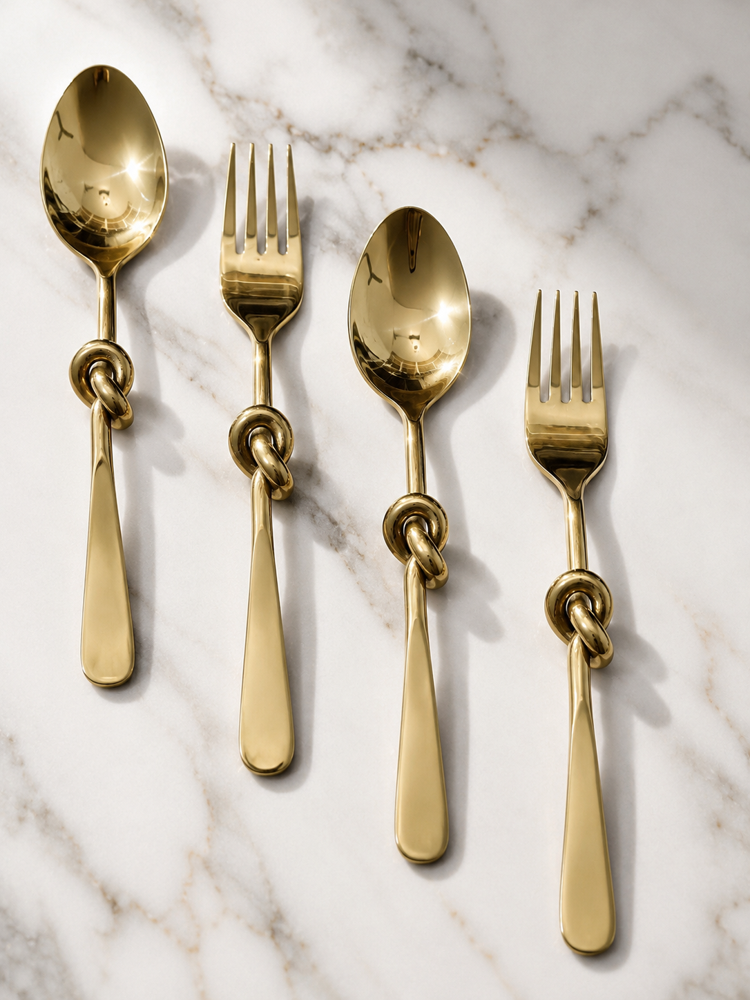 Gold knot gift set