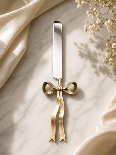 Celebration brass knife