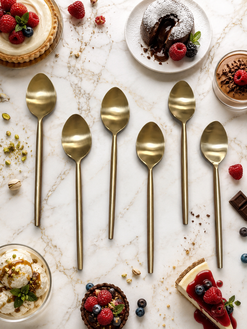 Gold Dessert set